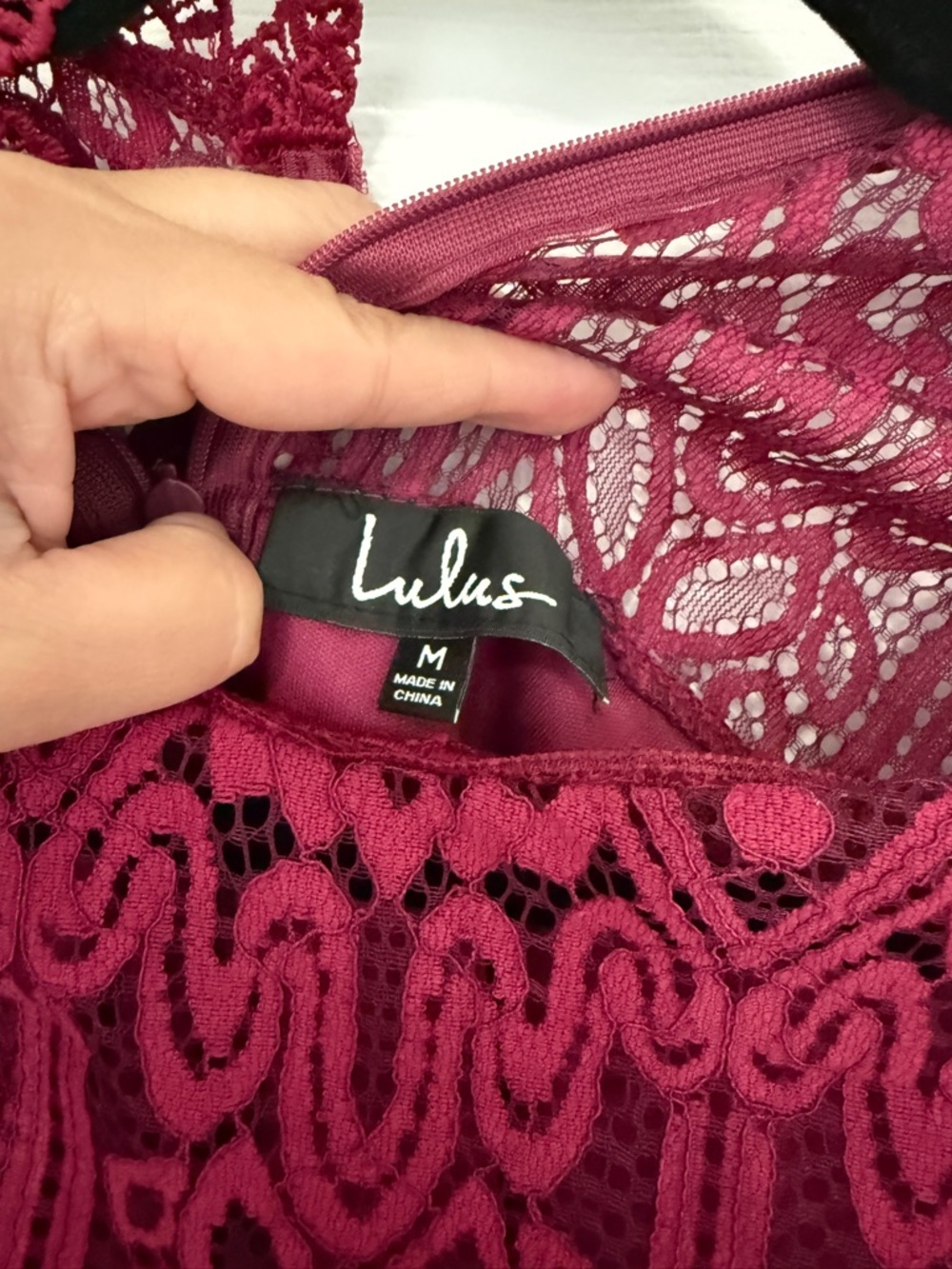 Lulus Sheath Dress in Deep Raspberry - Picture 3 of 4